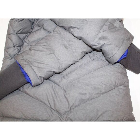Womens THE NORTH FACE 550 DOWN HOODED QUILTED PUFFER GRAY PURPLE Coat Destiny XS - Picture 11 of 14